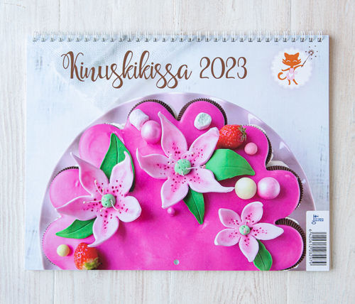 Kinuskikissa -seinäkalenteri 2023