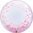 Bubblepallo, pink confetti dots