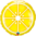 Foliopallo, sliced lemon