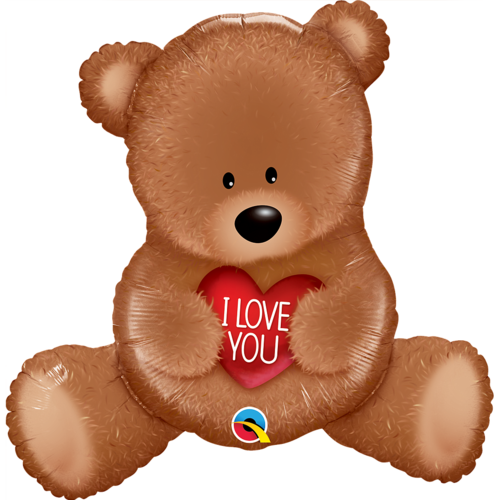 Muotofoliopallo, I Love You teddy bear