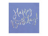 Happy Birthday lautasliinat, sininen