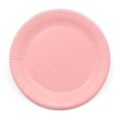Biohajoavat isot lautaset, roosa