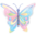 Muotofoliopallo, Beautiful butterfly