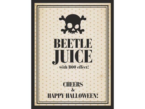 Pulloetiketit, Beetle juice