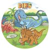 Syötävä kakkukuva, Dinosaurukset