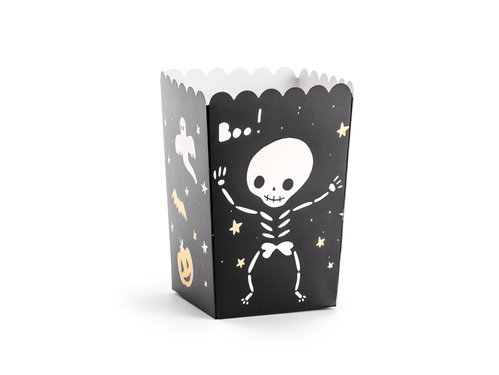 Halloween popcorn-boxit, 6kpl