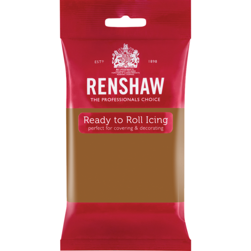 Renshaw Pro sokerimassa, toffeenruskea 250g