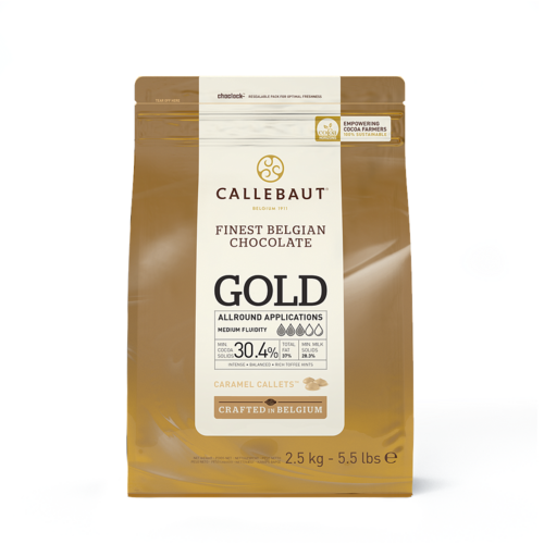 Callebaut GOLD paahdettu valkosuklaa 2,5kg