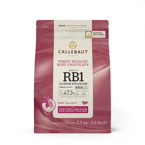 Callebaut N° RB1 Ruby suklaa 2,5kg
