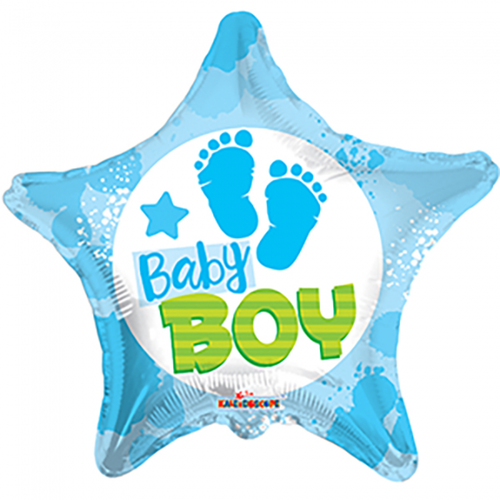Foliopallo, baby boy footprint
