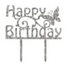 Happy Birthday -kakunkoriste (hopea)
