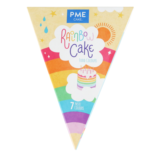 PME Rainbow Cake elintarvikevärisetti