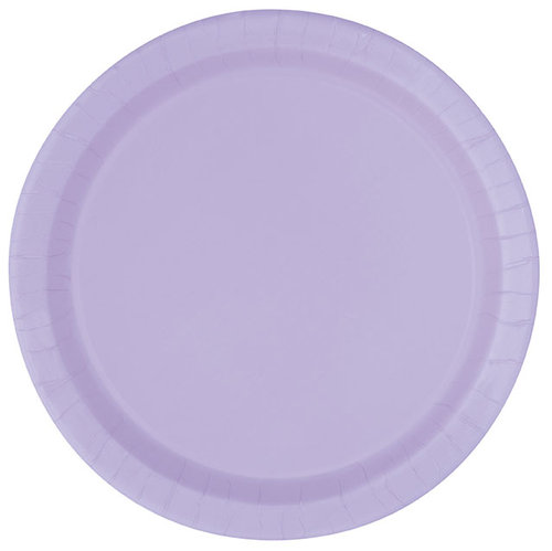 Isot lautaset, violetti