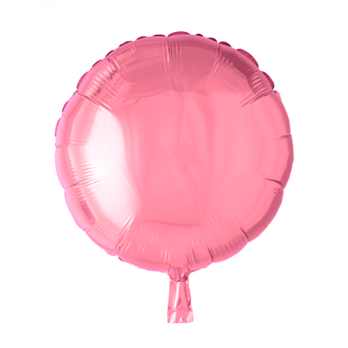 Foliopallo, vaaleanpunainen pyöreä Globos  