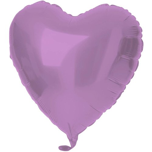 Foliopallo sydän, matta violetti