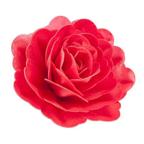 Syötävä koriste, punainen Ruusu 12,5cm