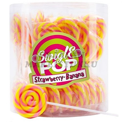 Laattatikkari Swigle Pop Strawberry-Banana 12g  
