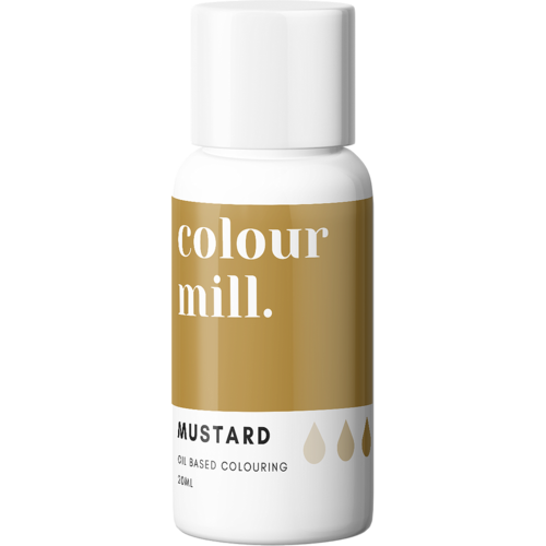 Colour Mill elintarvikeväri, Mustard 20ml 