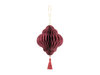 Ornamentti honeycomb, punainen tupsulla 