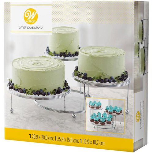 Wiltonin Cakes 'N More™ 3-tasoinen teline 