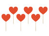 Koristetikut, punaiset sydämet
