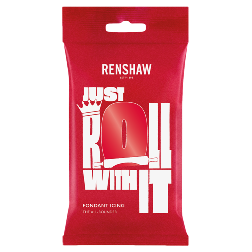Renshaw sokerimassa, punainen 250g 