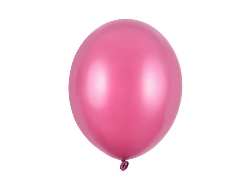 Ilmapallot 100kpl, metallic hot pink 30cm
