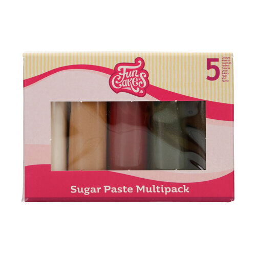 FunCakes Sokerimassalajitelma, Sparkling Palette 5 x 100 g