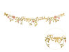 Kukkaset Happy Birthday viirinauha