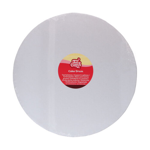 FunCakes paksu kakkualusta, 40cm valkoinen