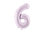 Muotofoliopallo, numero 6 violetti 72cm