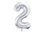 Muotofoliopallo, numero 2 hopea 86cm