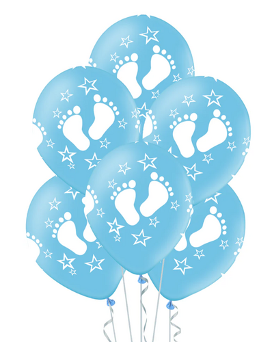 Ilmapallot, Vauvan varpaat sininen 6kpl