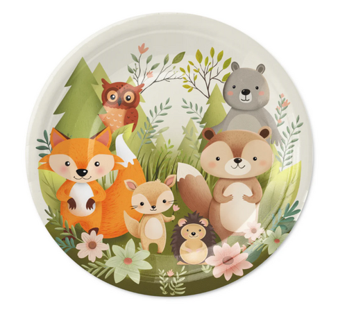 Lautaset, Metsäneläimet 6kpl