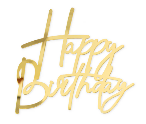 Kakkukoriste, Happy Birthday kulta