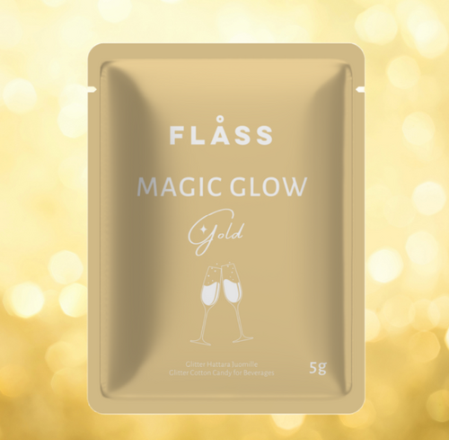 Hattaraglitterpommi Magic flow kulta