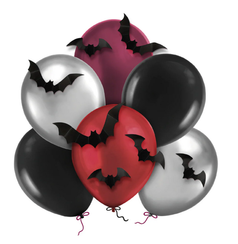 Ilmapallot, Halloween lepakot 6kpl