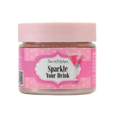 Kimallejauhe juomiin, pinkki 10g