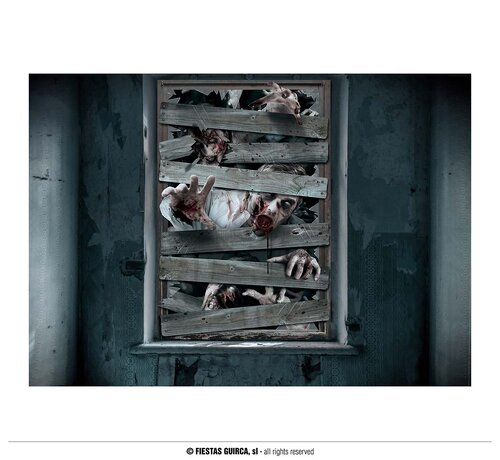 Ikkunakoriste, Zombie 80x120cm