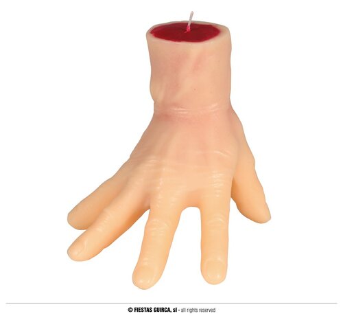 Käsi -kynttilä 15cm