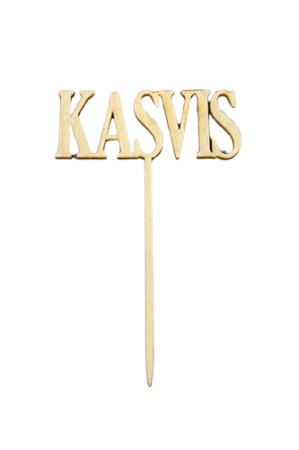 Puinen kakkukoriste, Kasvis