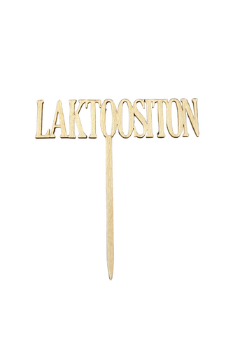 Puinen kakkukoriste, Laktoositon