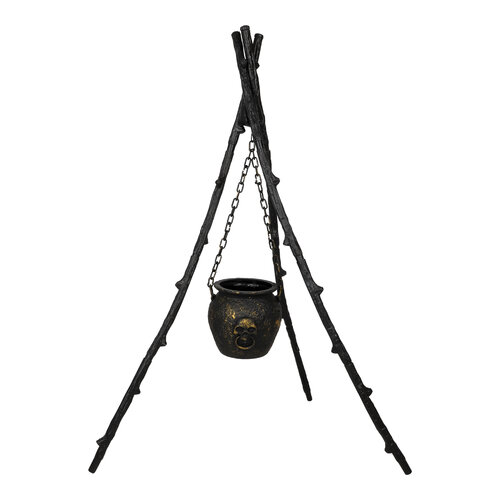 Roikkuva noidan pata äänillä ja valoilla