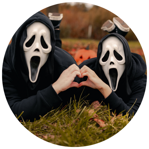 Syötävä kakkukuva, Halloween friends 20 cm