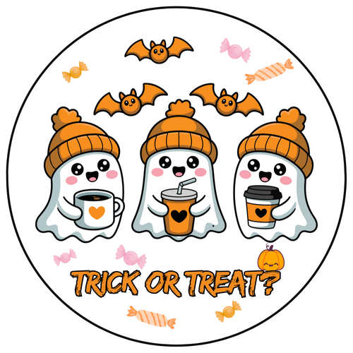 Syötävä kakkukuva, Trick or Treat 20 cm