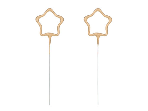 Tähtisädetikut, kultaiset tähdet 2kpl