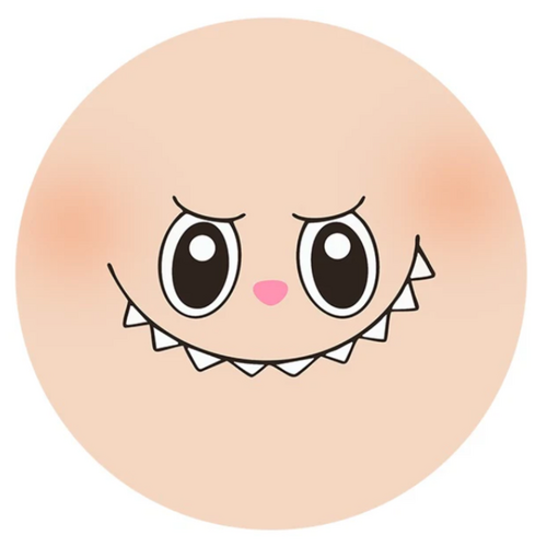 Syötävä kakkukuva, Monsterin naama 20 cm