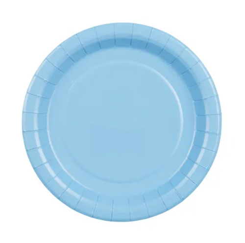 Pienet lautaset, vaaleansininen 6kpl