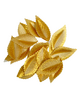 Syötävä vohvelikoriste, kultainen lehti 20 kpl