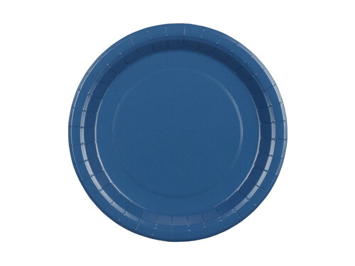 Isot lautaset, sininen 6kpl
